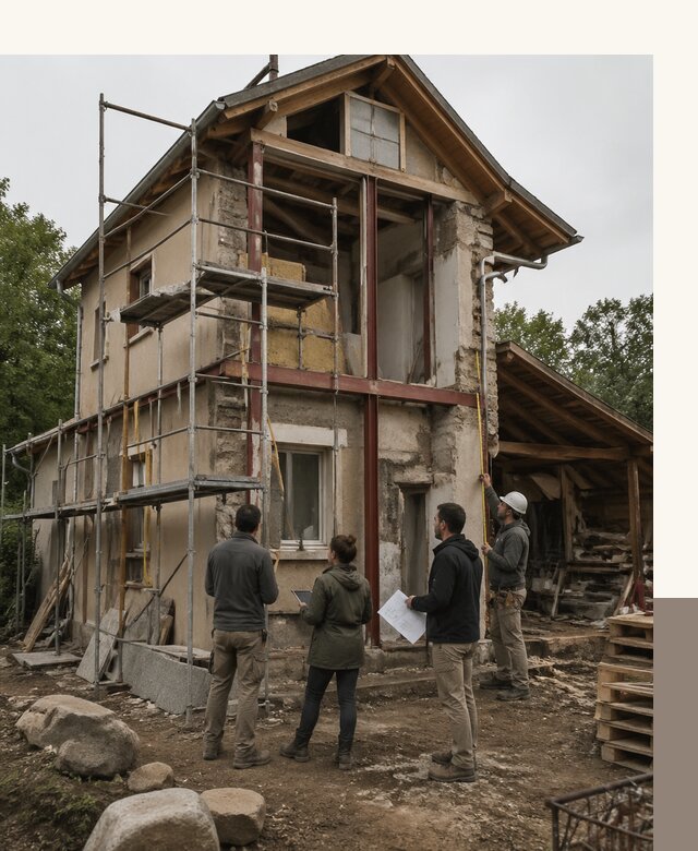 Реконструкция загородного дома под ключ в Тихвине от бюро